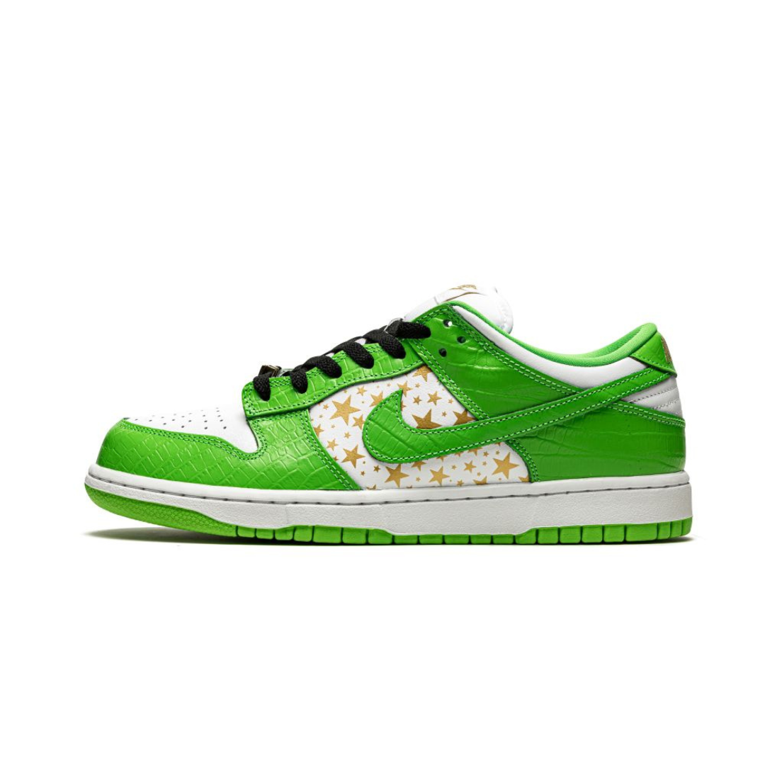 Nike SB Dunk Low Supreme Stars Mean Green (2021)