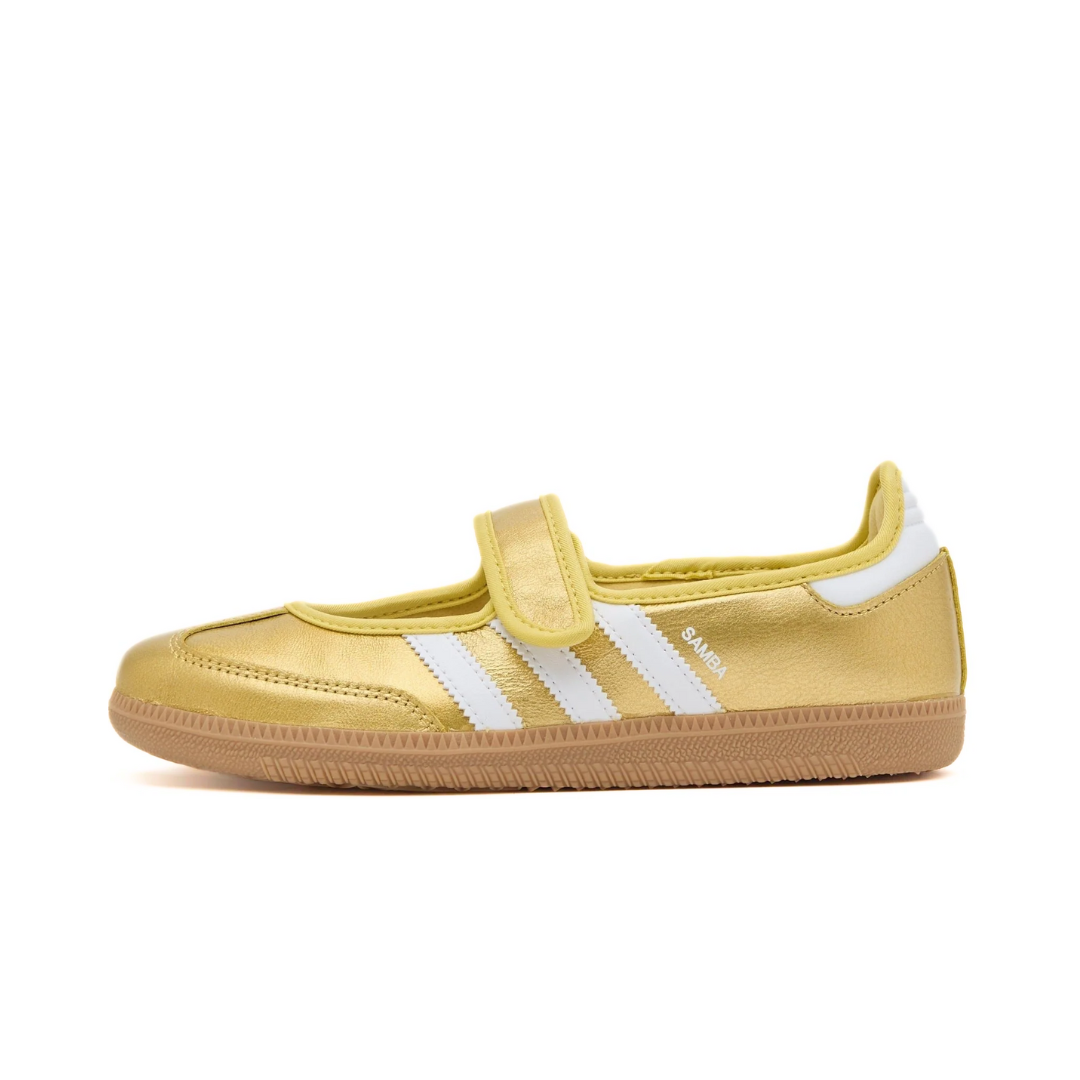 adidas Samba JANE Gold Metallic Cloud White Gum (W)