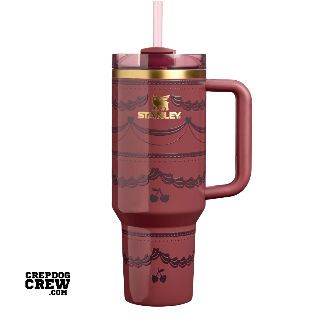 STANLEY The Valentine's Day TUMBLER Mug FlowState Red Velvet Cake 40 Oz