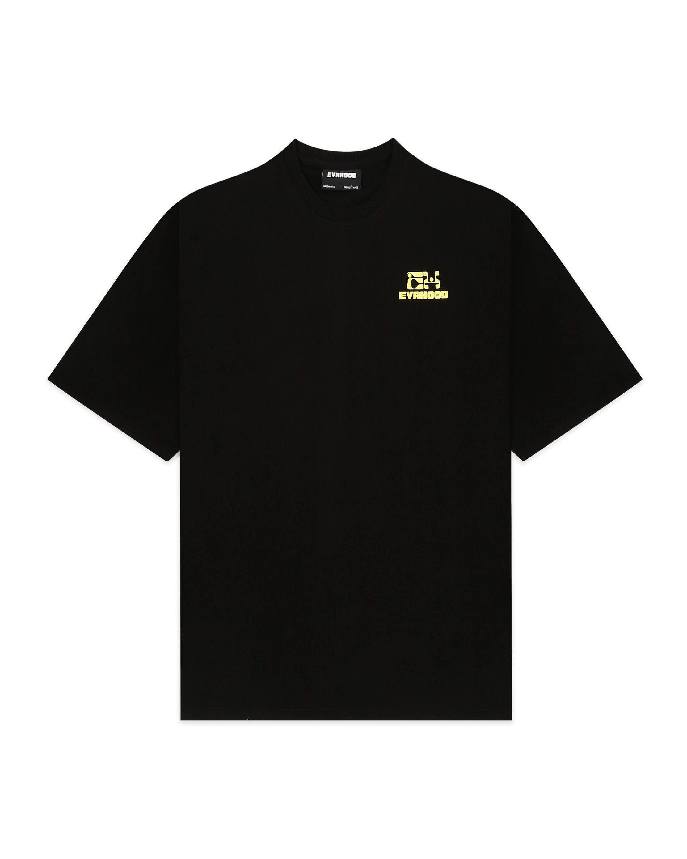 The Overthinker - Black - Evrhood oversized typographic t-shirt