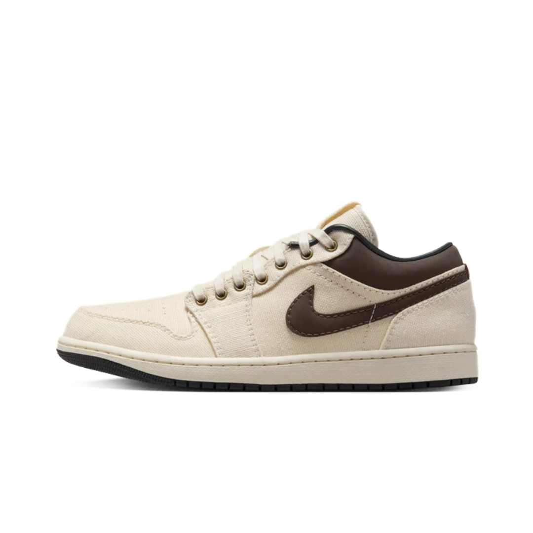 Jordan Low Premium Pale Ivory Off Noir Baroque Brown