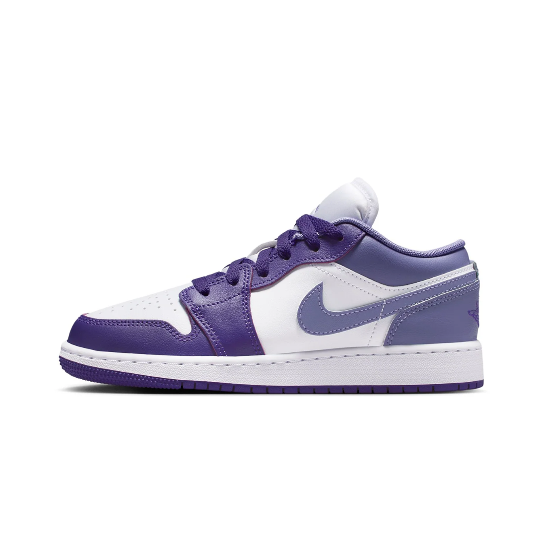 Jordan 1 Low Court Purple White Dusty Amethyst (GS)