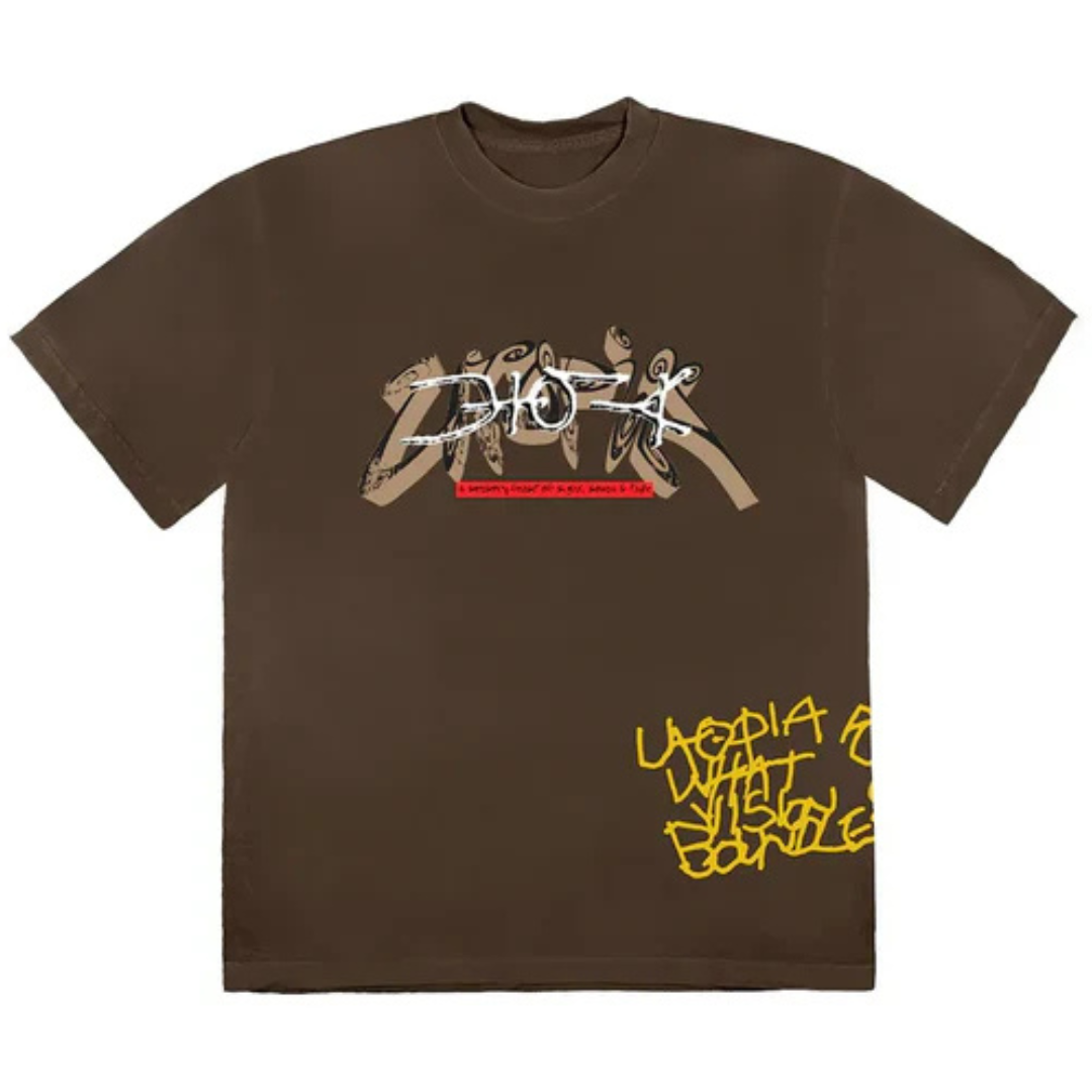 Travis Scott UTOPIA Tee Brown