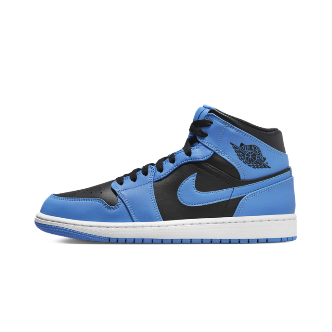 Jordan 1 Mid University Blue Black