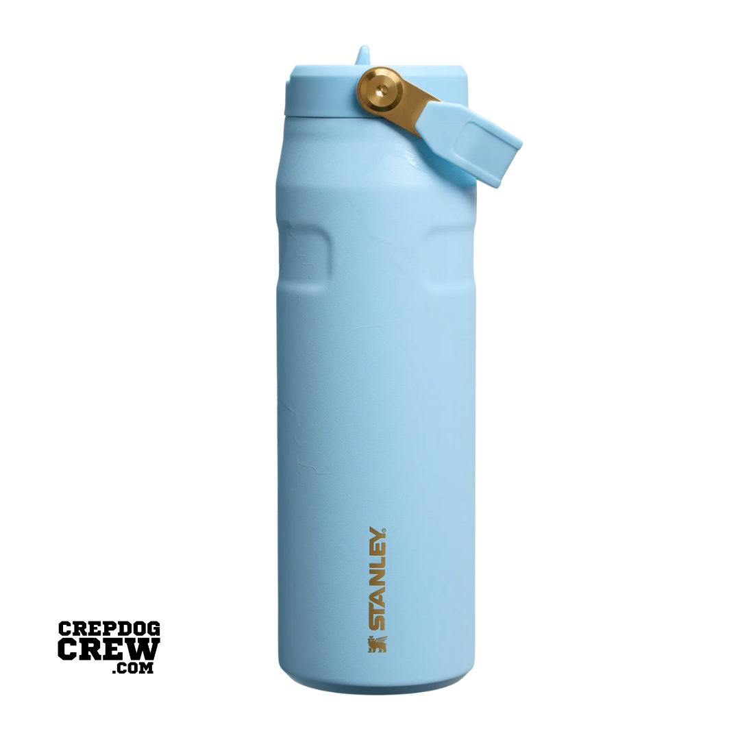 STANLEY x Messi Bottle 1913 IceFlow Flip Straw Messi Striker Blue 24 oz