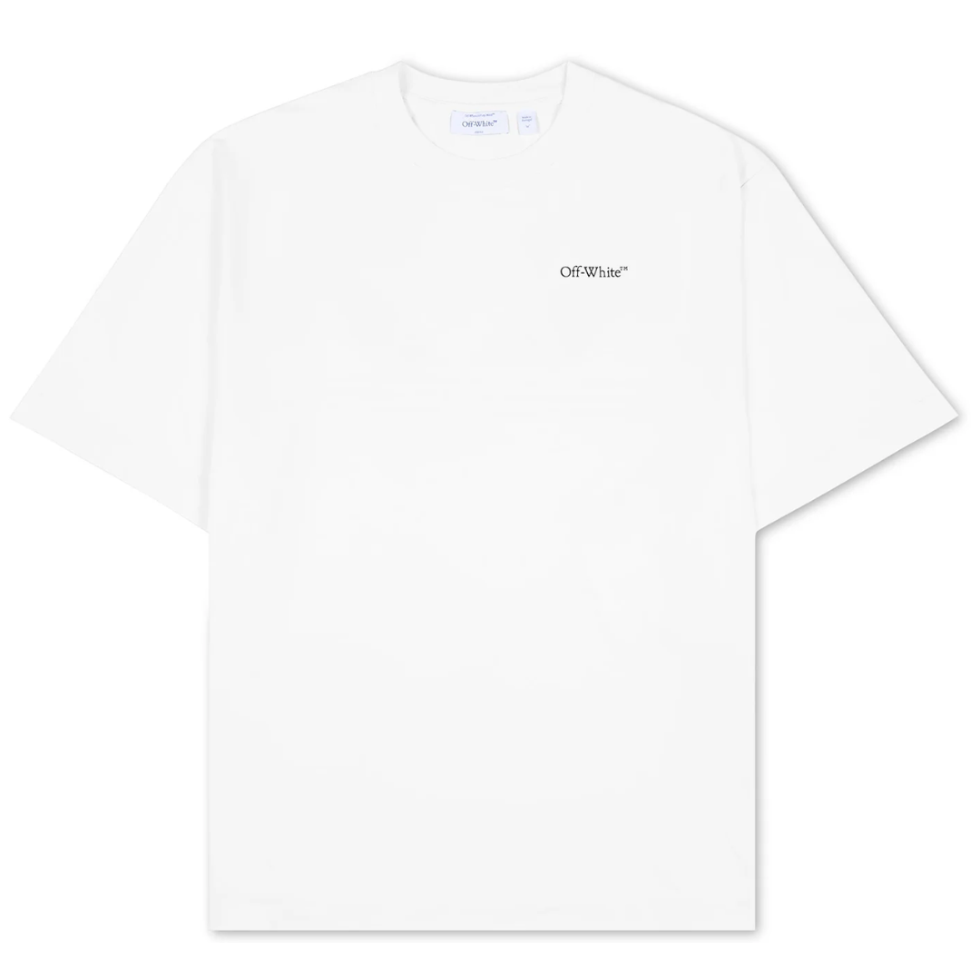 Off White Half Arrow Skate Tee BLUE WASH