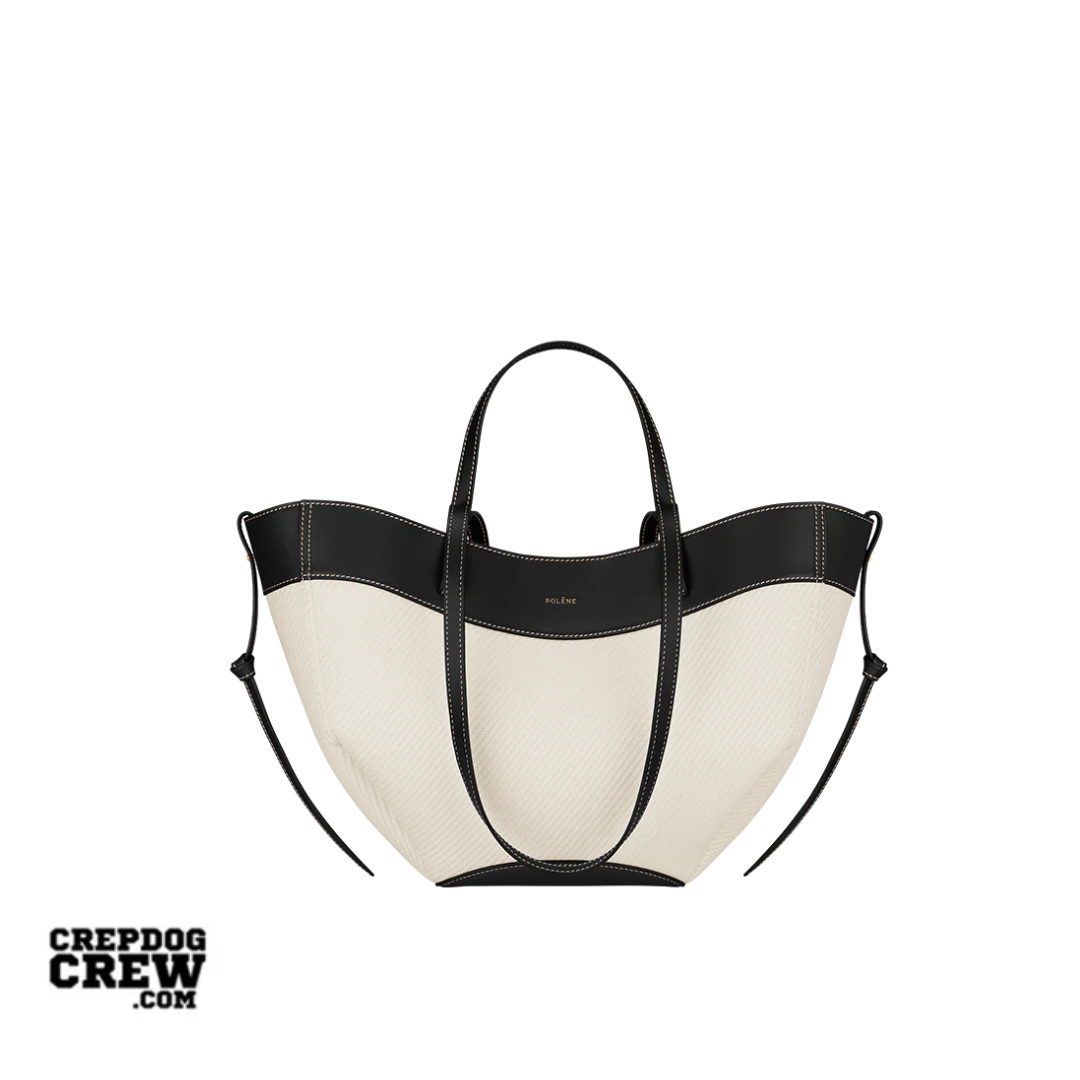 polene Cyme Mini Edition Black Canvas