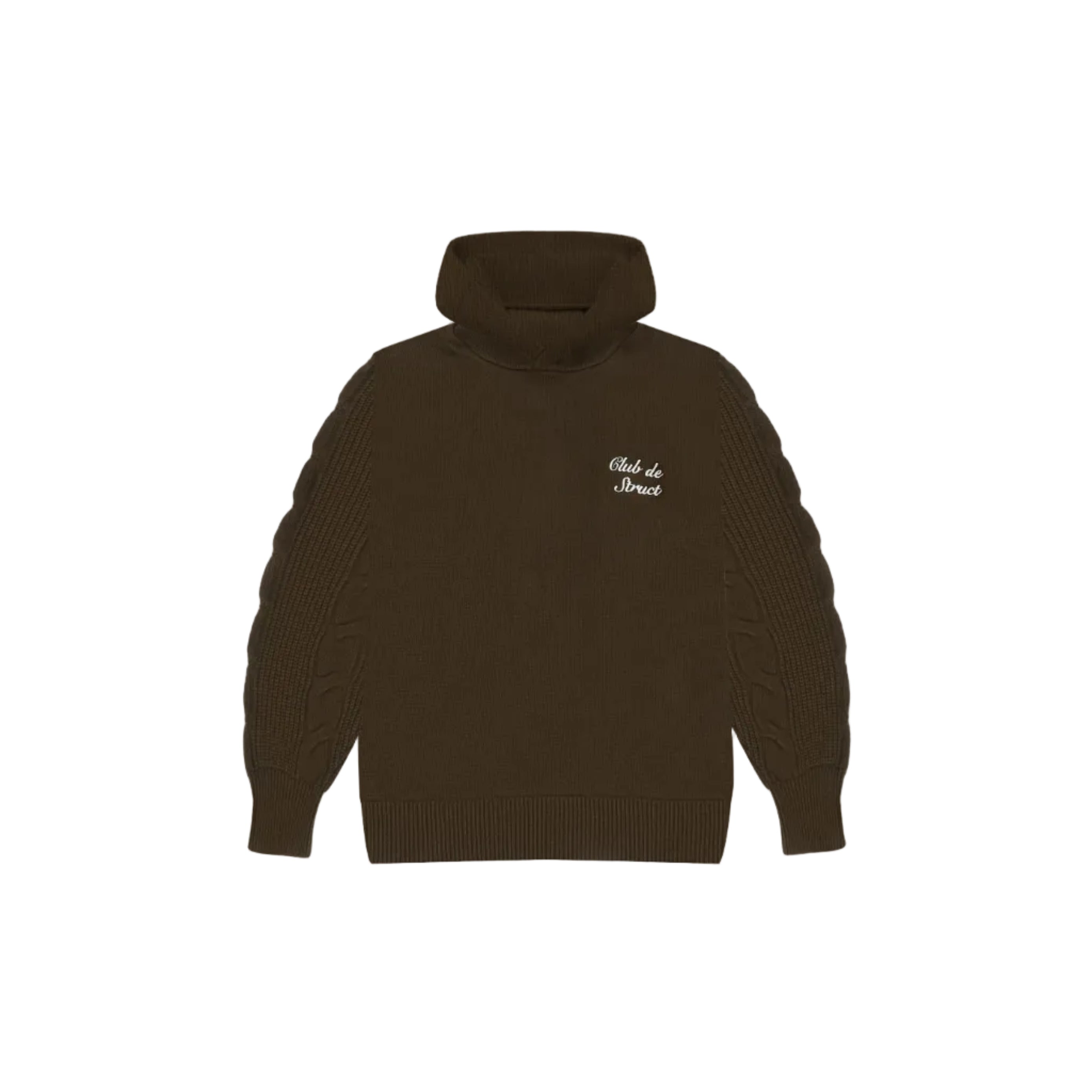 HERITAGE CABLE KNIT HOODIE