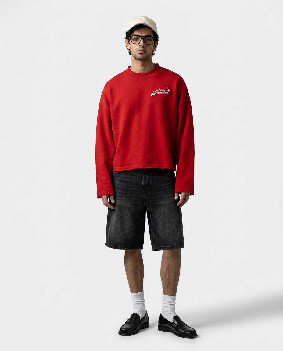 YOUniverse sweatshirt - Scarlet red