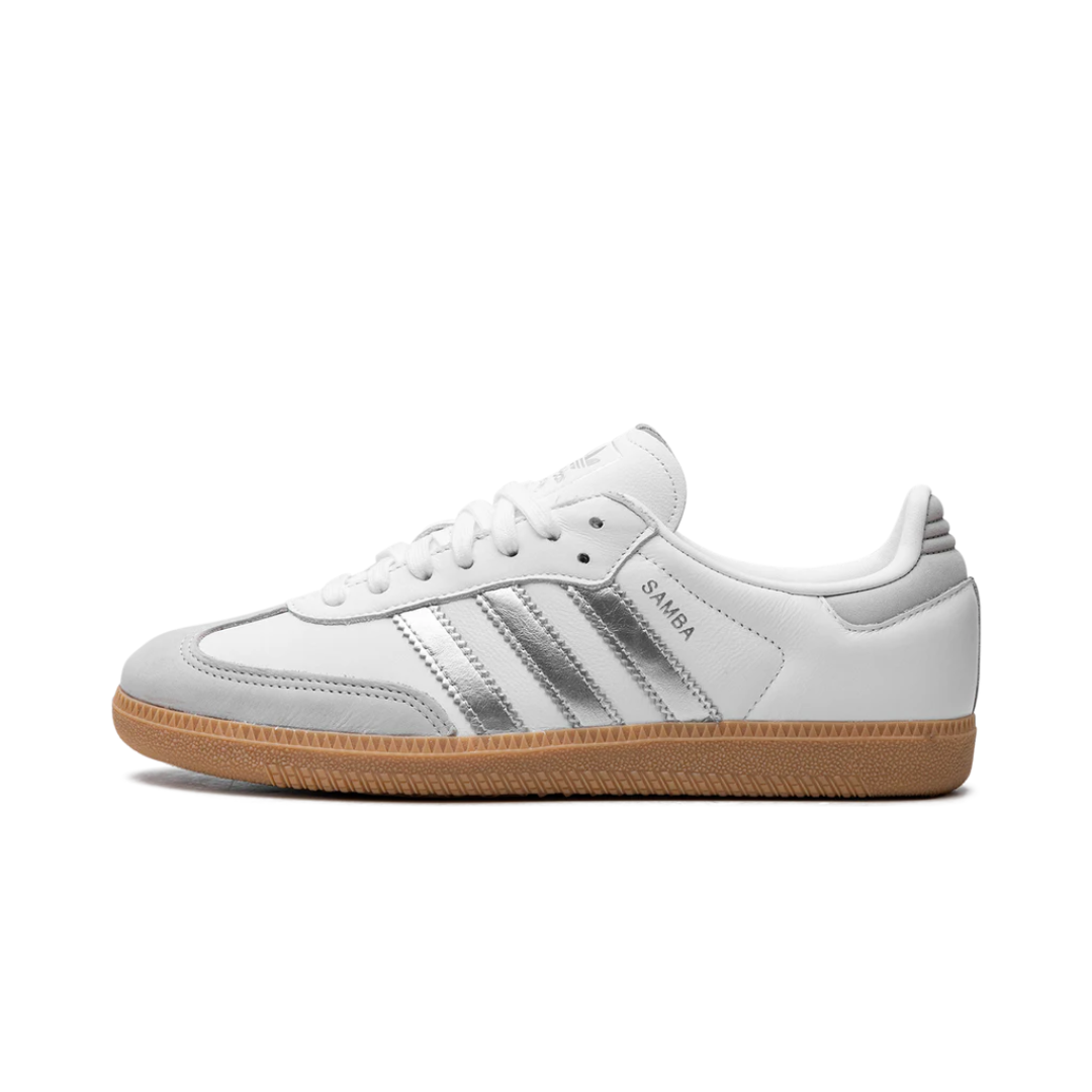 adidas Samba OG White Silver Metallic Grey (W)