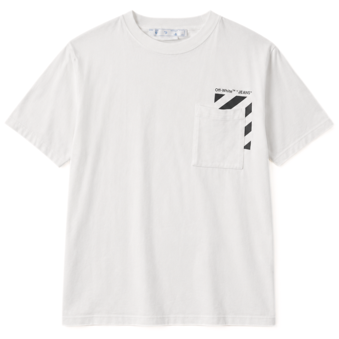 OFF WHITE OW POCKET TEE WHITE