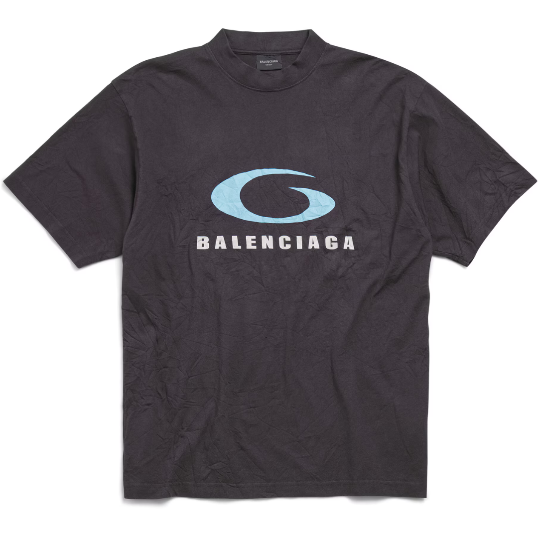 BALENCIAGA LOOP SPORTS ICON Tee Black