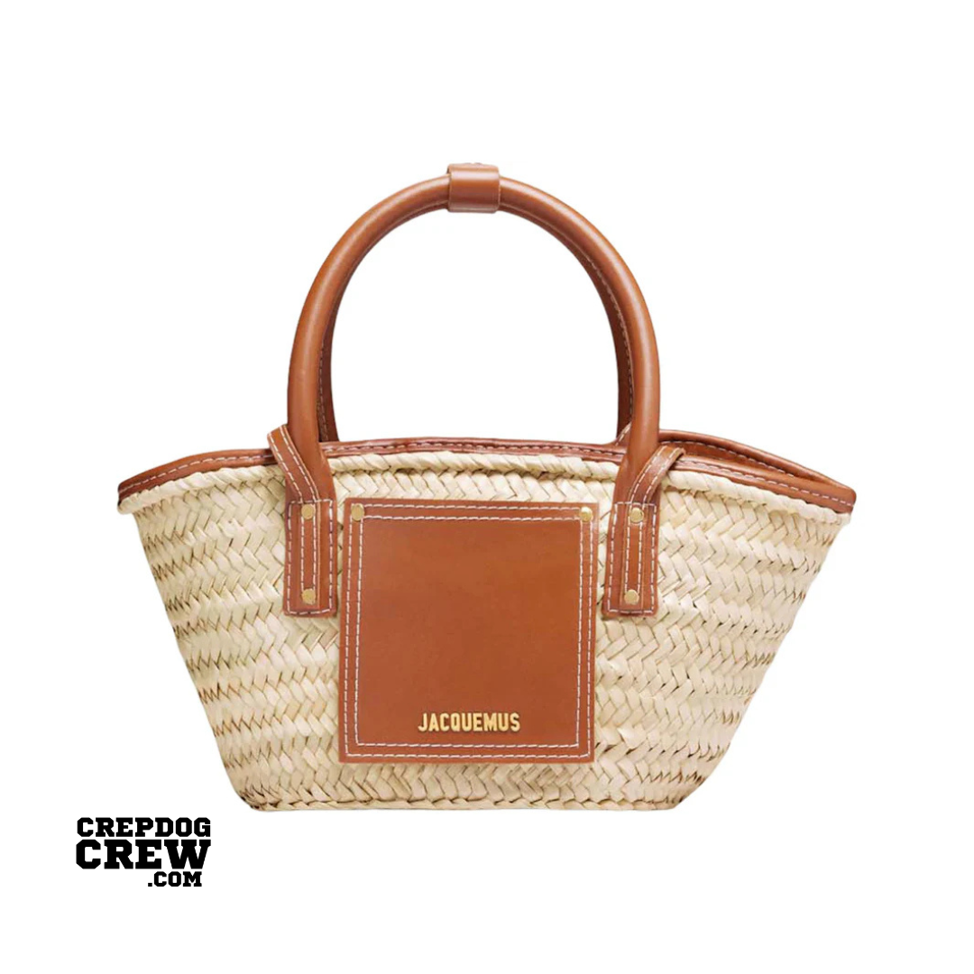 JACQUEMUS BASKET BAG LE PETIT PANIER SOLI LIGHT BROWN