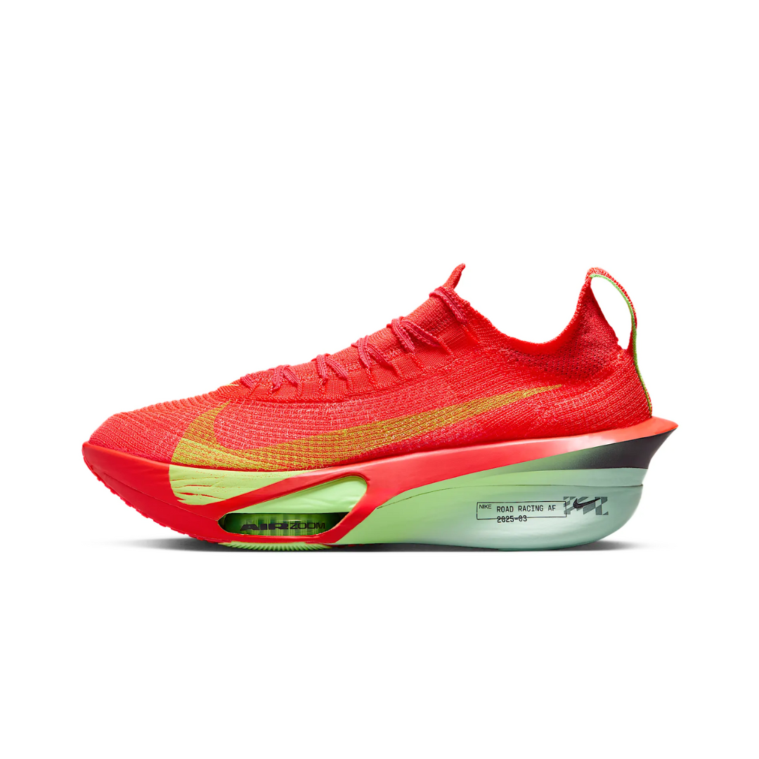 Nike Air Zoom Alphafly Next% Bright Crimson Lime Blast Mint Foam Cave Purple