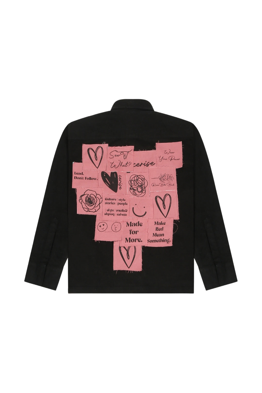 CERISE STICKY NOTE SHACKET
