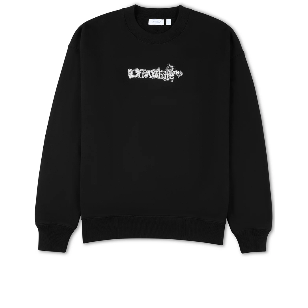 OFF WHITE Heraldic Arrow Skate Crewneck BLACK