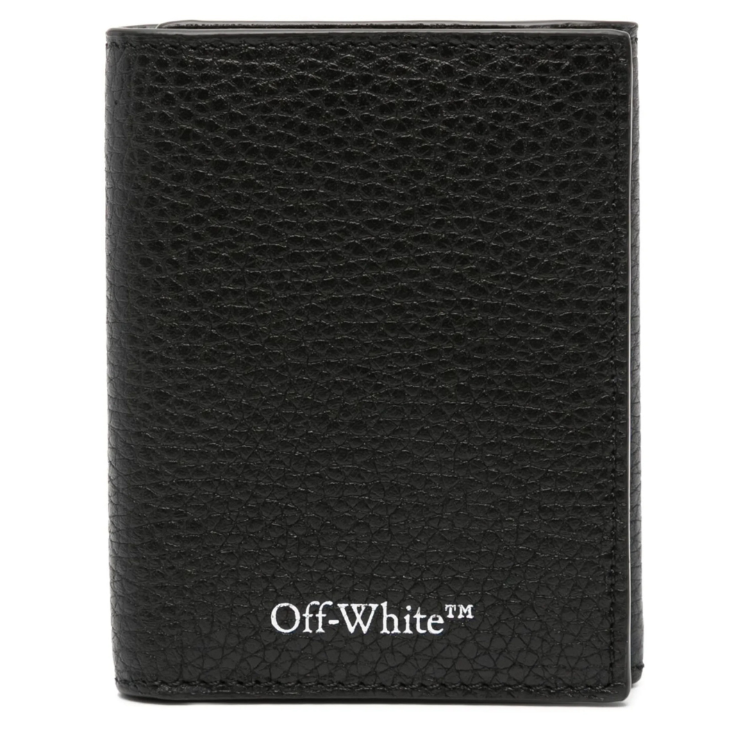 OFF WHITE 3D DIAG STRIPE CARD HOLDER BLACK