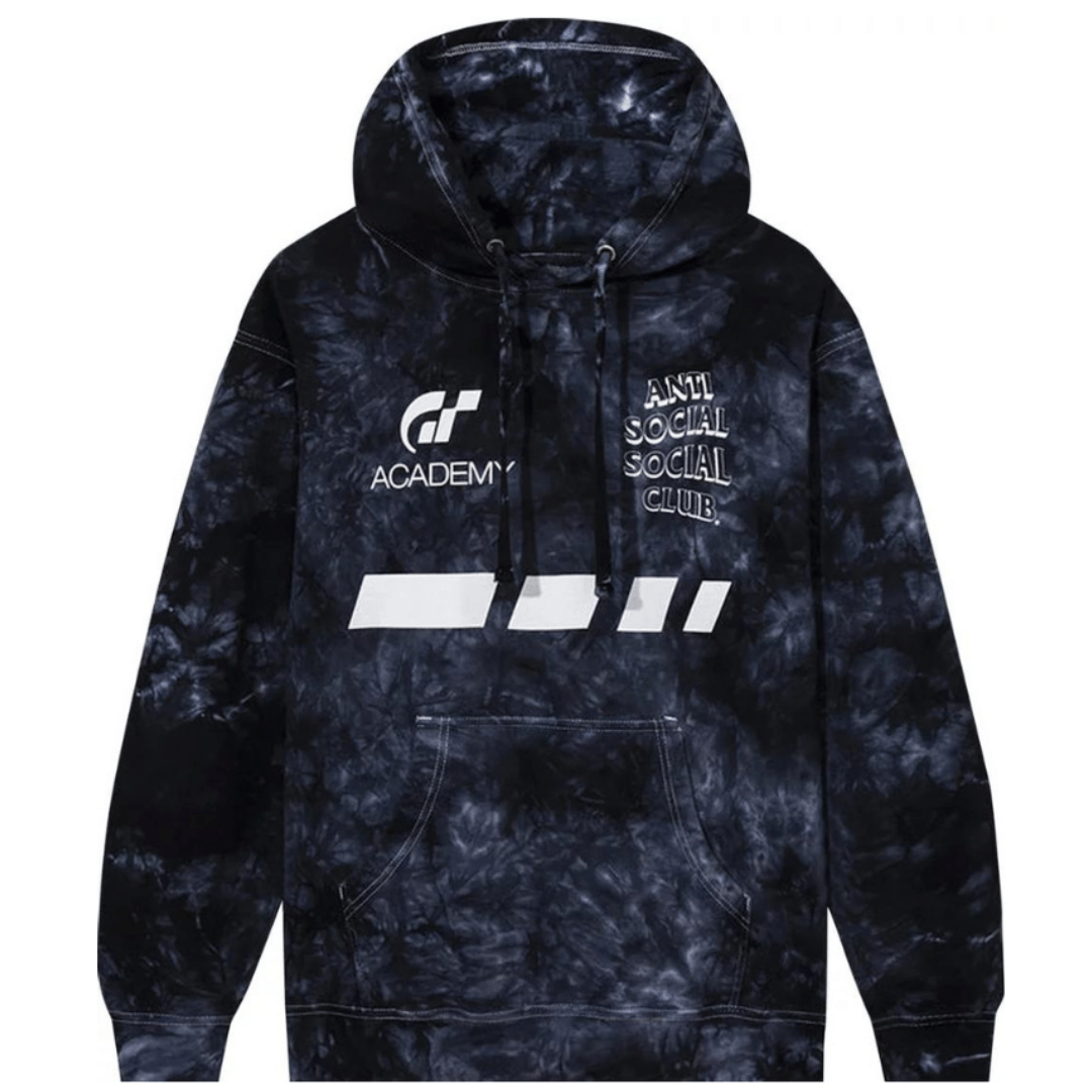 ANTI SOCIAL SOCIAL CLUB X GRAN TURISMO DYE HOODIE BLACK