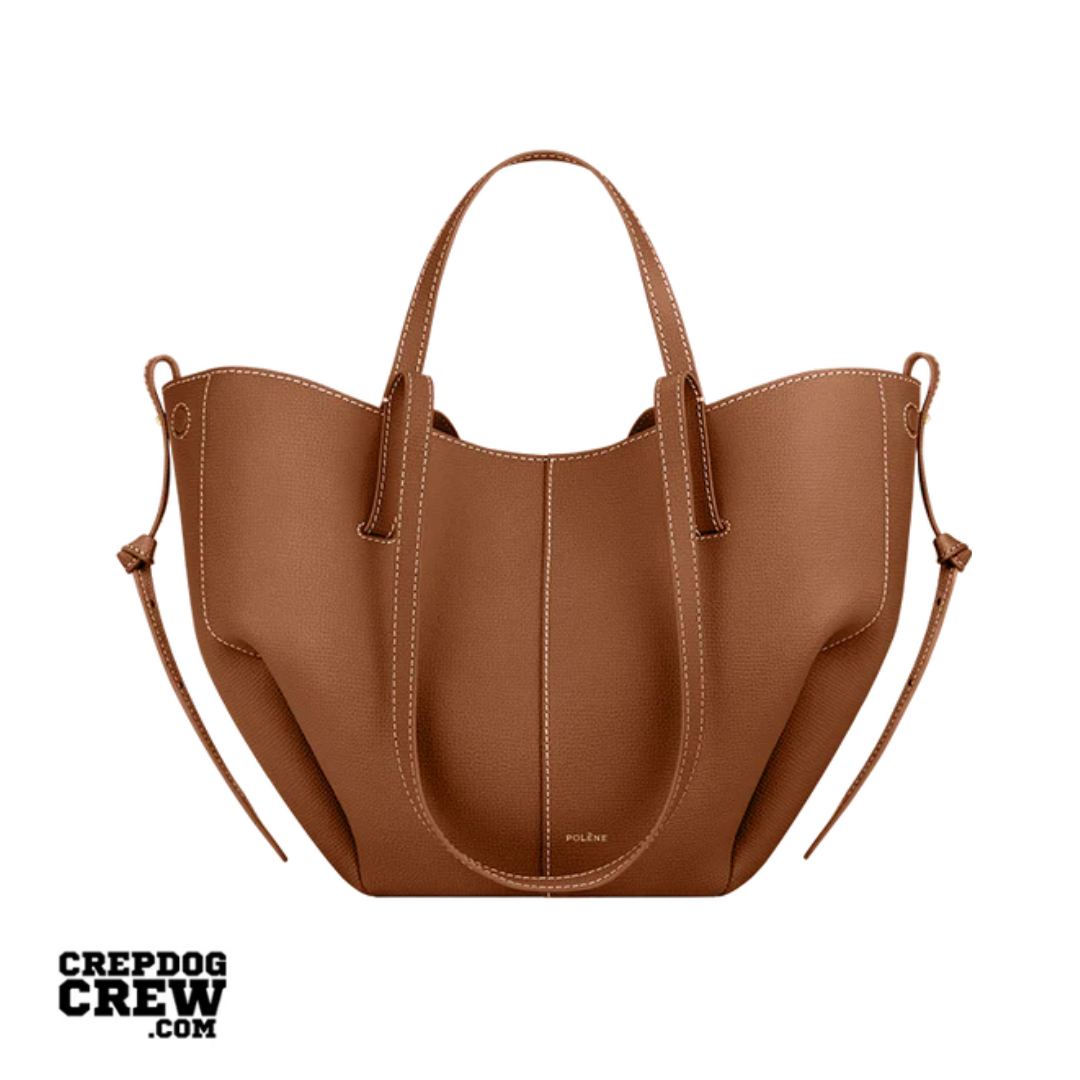 polene Cyme Mini Edition Textured Camel