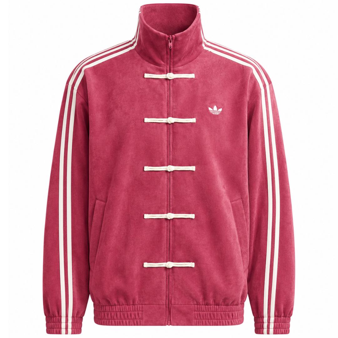 ADIDAS ORIGINALS CTT Chinese Track Top Casual Jacket Red