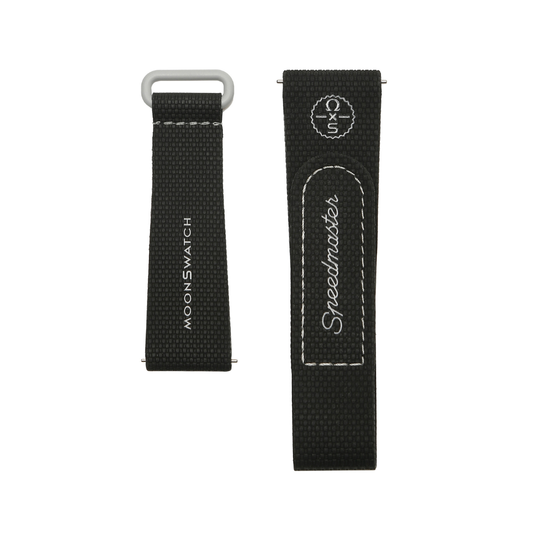 Swatch x Omega Bioceramic Moonswatch Black Grey Straps