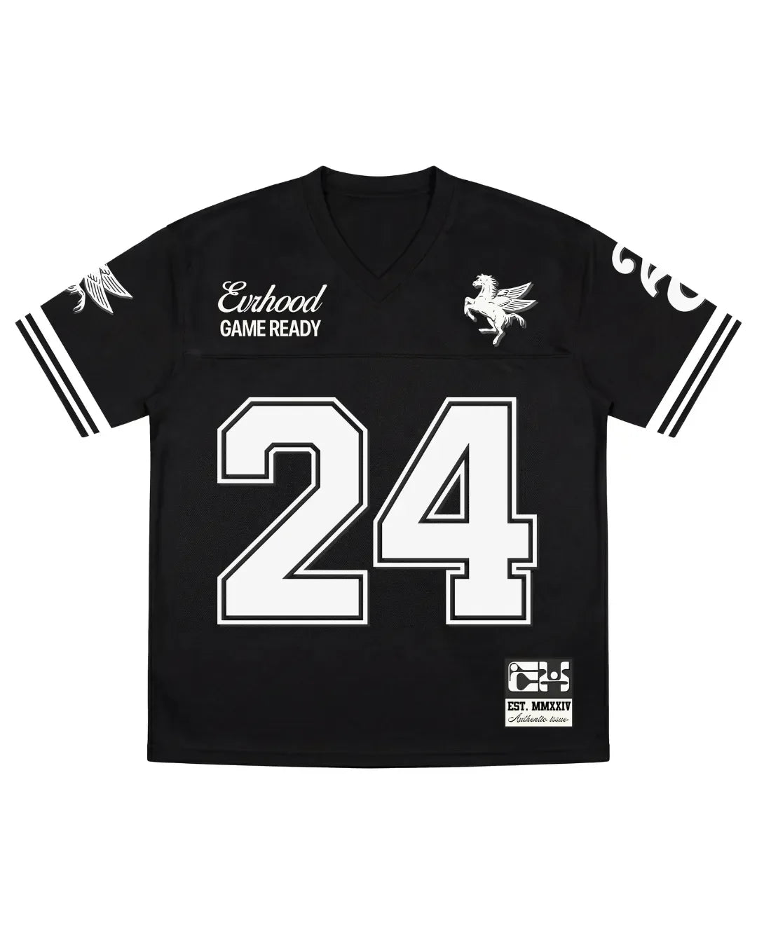 Winged Authority - Evrhood oversized graphic t-shirt on model