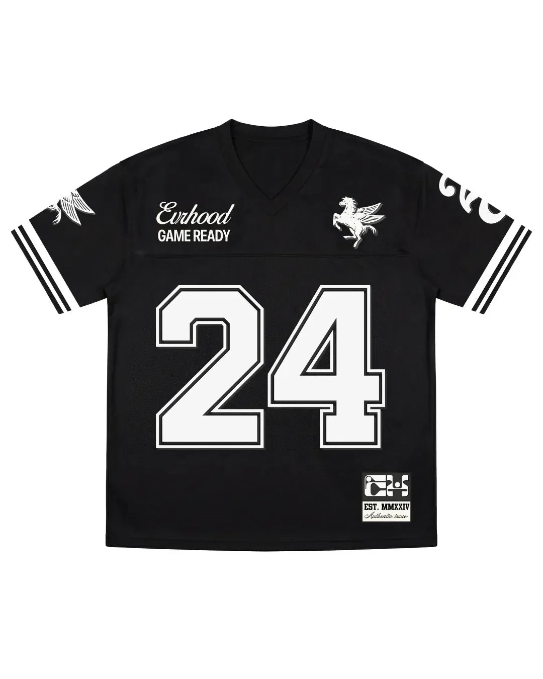 Winged Authority - Evrhood oversized graphic t-shirt on model