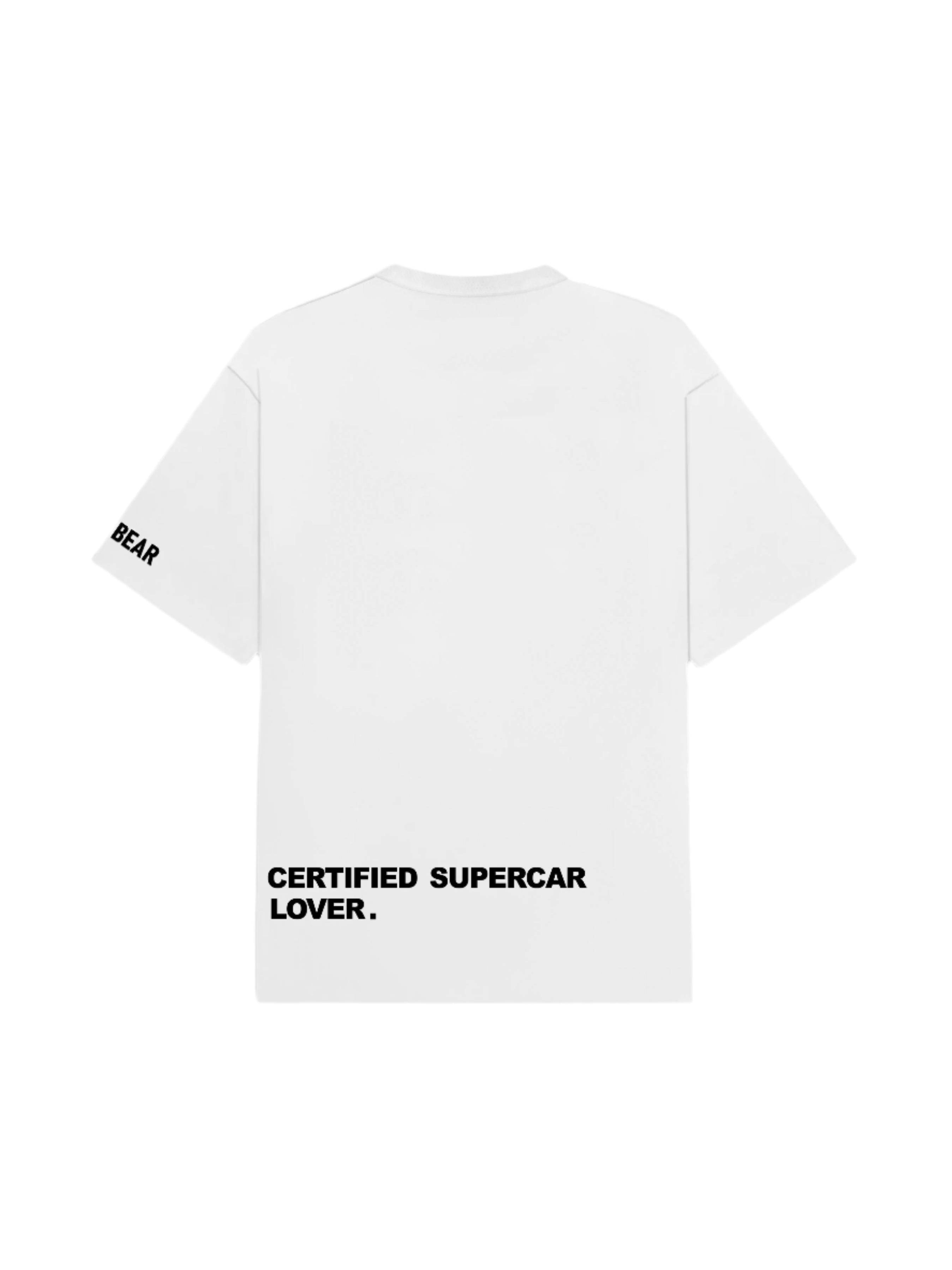 SUPERCAR LOVER TEE CREAM WHITE