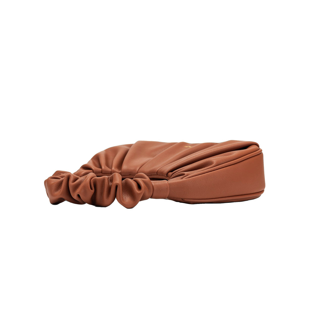 JW PEI Gabbi Ruched Hobo Handbag - Nutella
