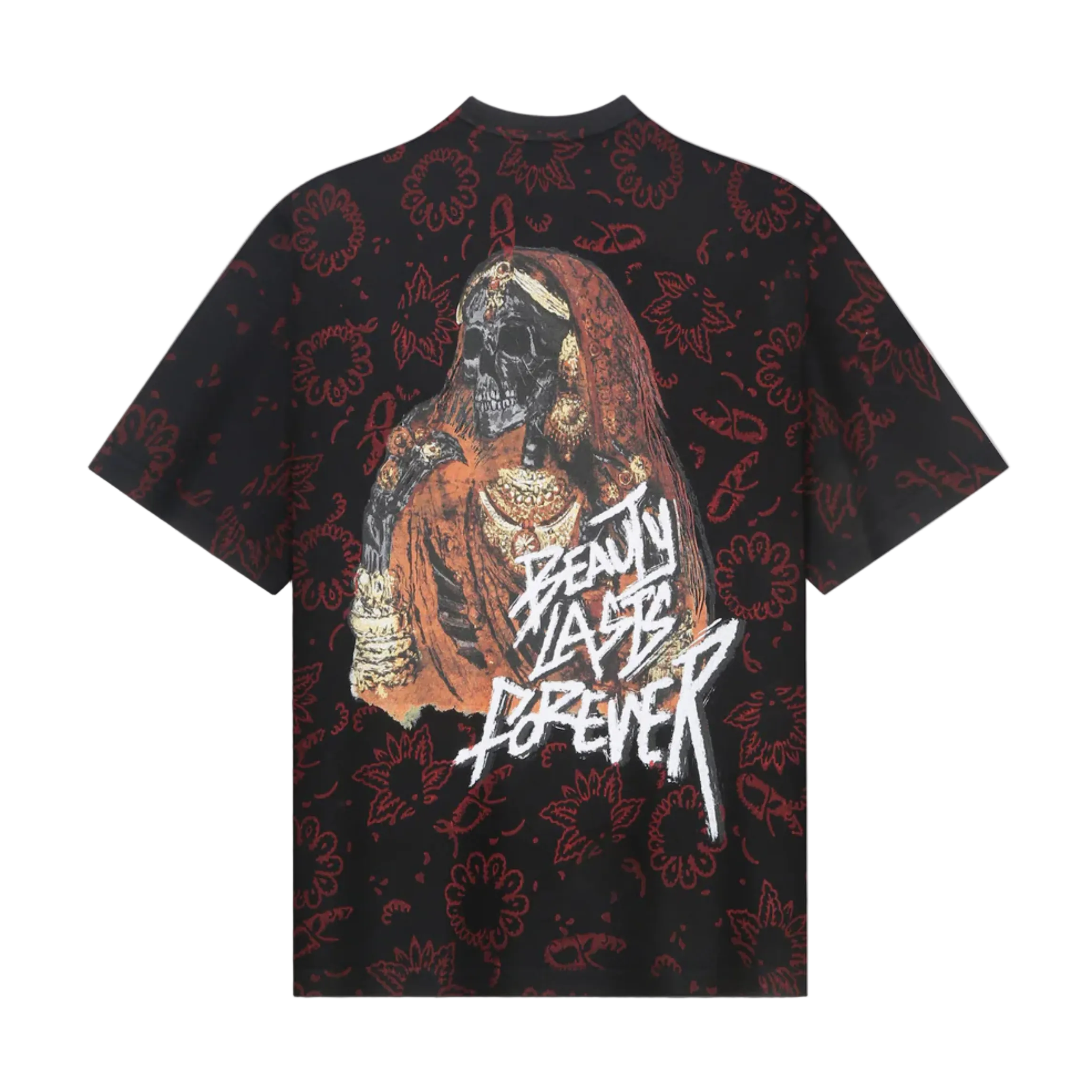 "Beauty Lasts Forever" Blockprint - Tshirt