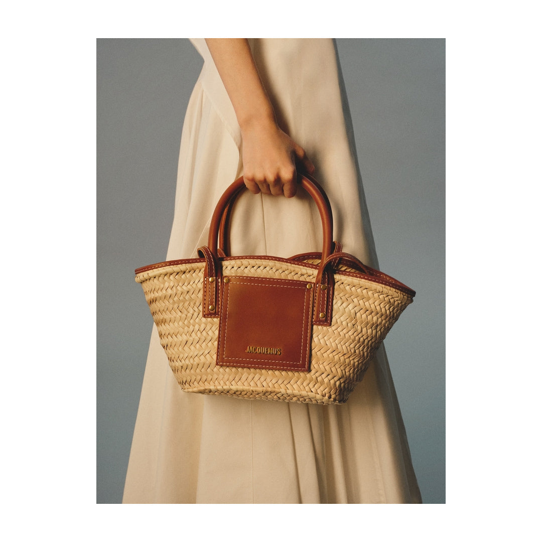 jacquemus The small Soli basket Light Brown