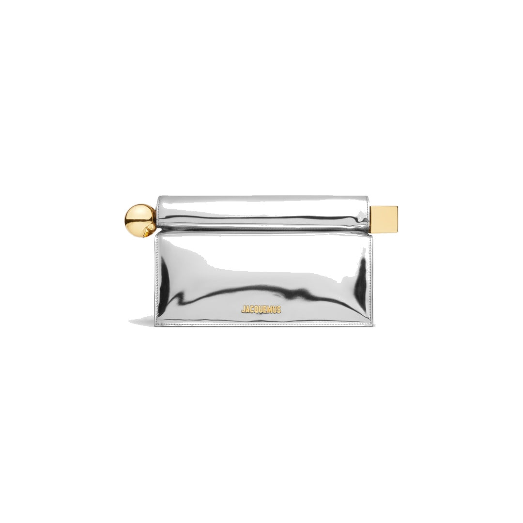 jacquemus The Rond Carré clutch Silver