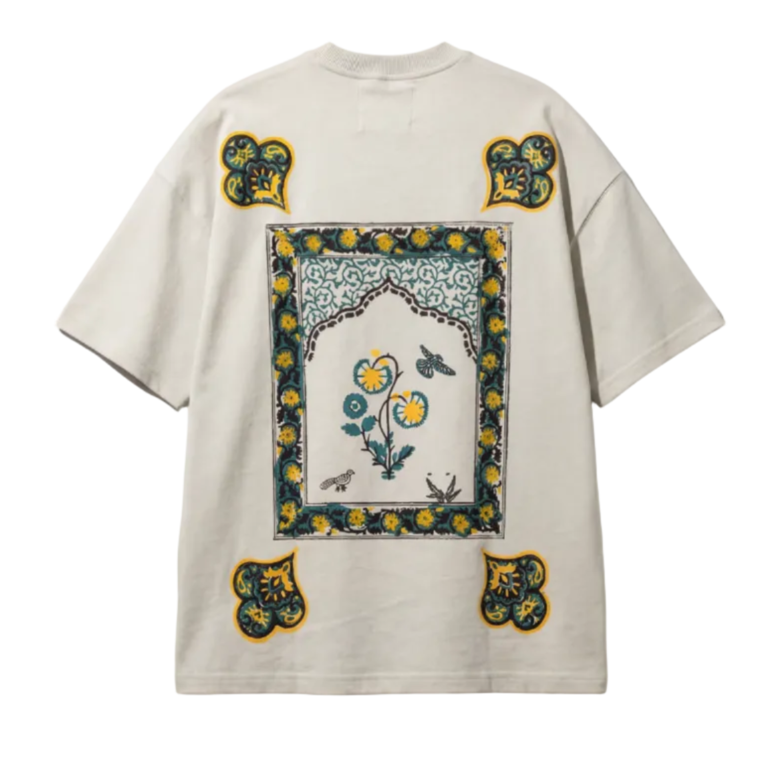 "Sage Green" Blockprint T-shirt