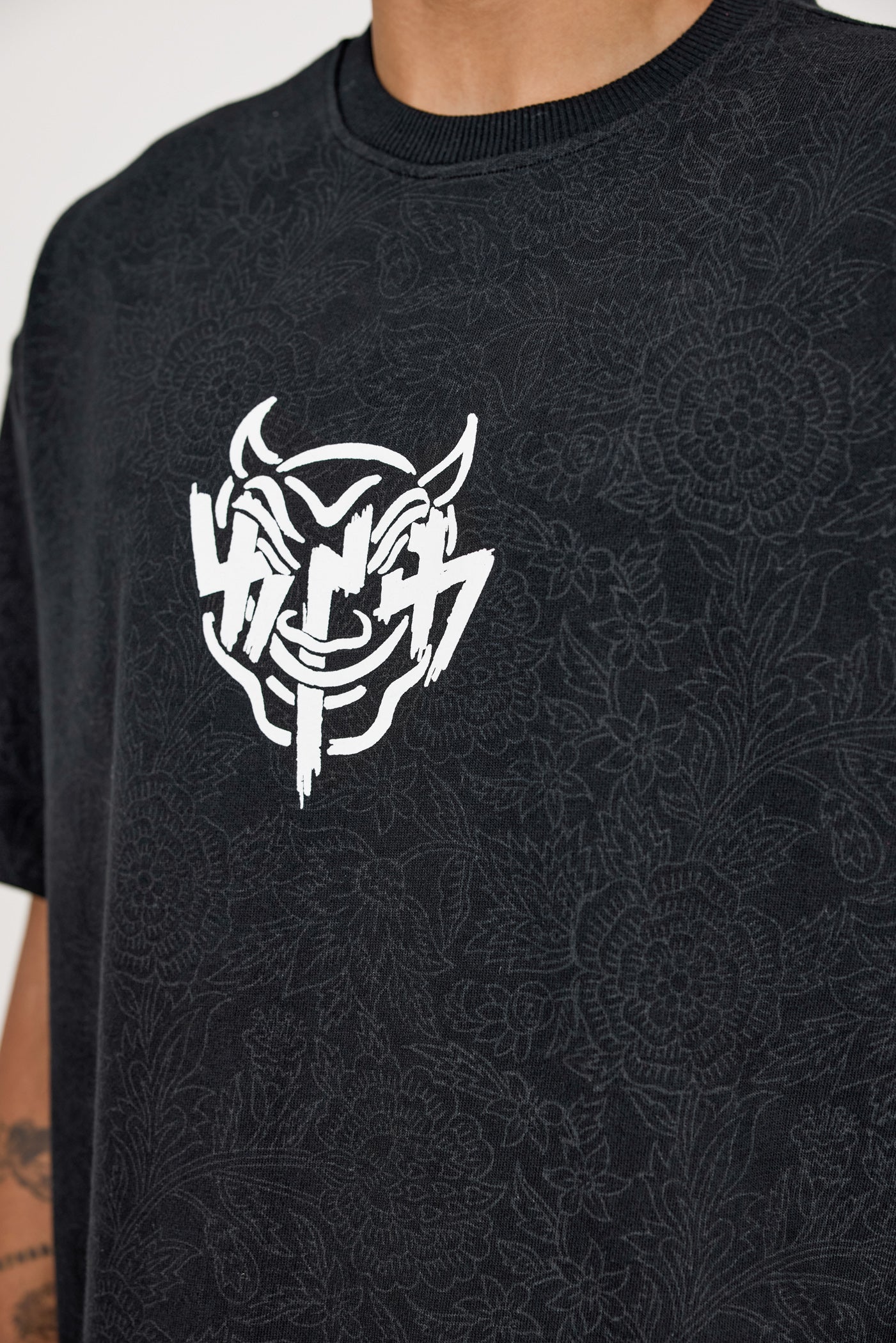 Buri Nazar' blockprint T-shirt