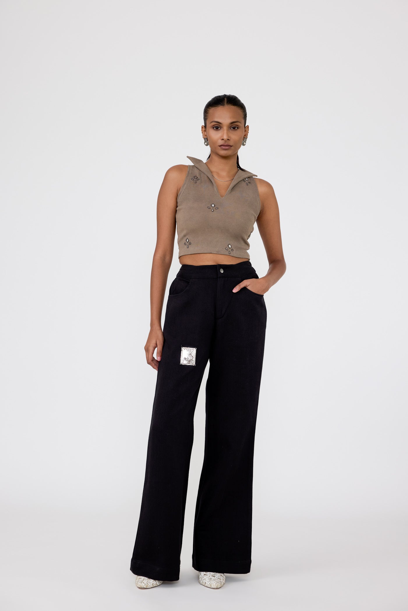 Handmade Mirror Crop top