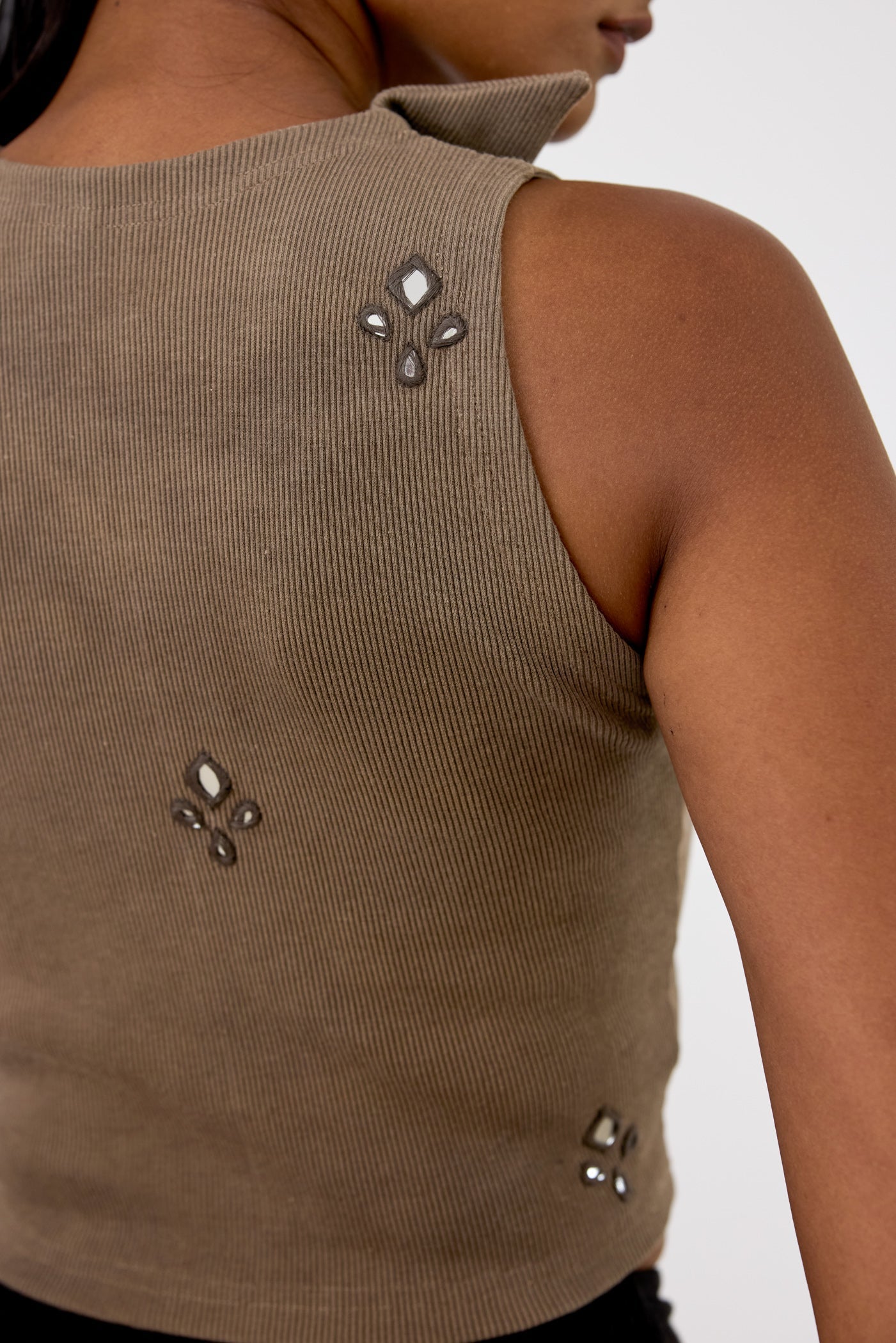 Handmade Mirror Crop top