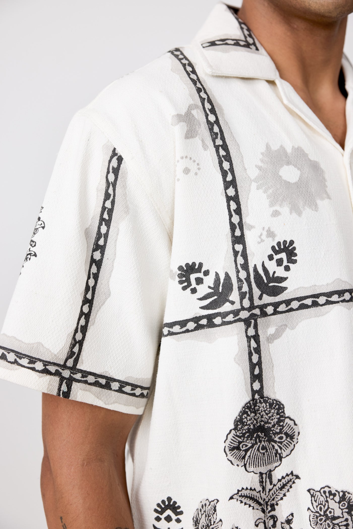 Greyscale handmade Shirt