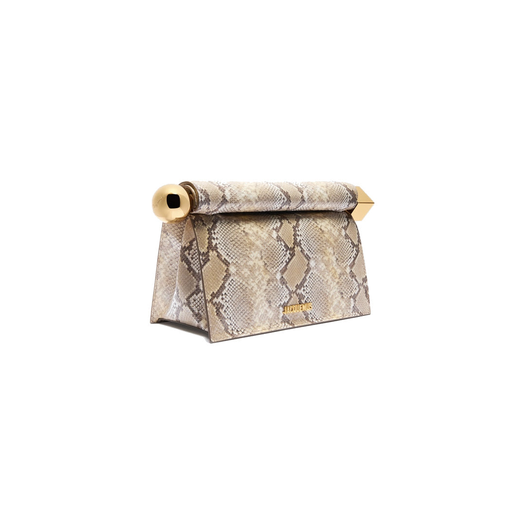 jacquemus The Rond Carré clutch Beige