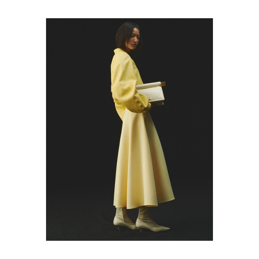 jacquemus The Rond Carré clutch Light Ivory