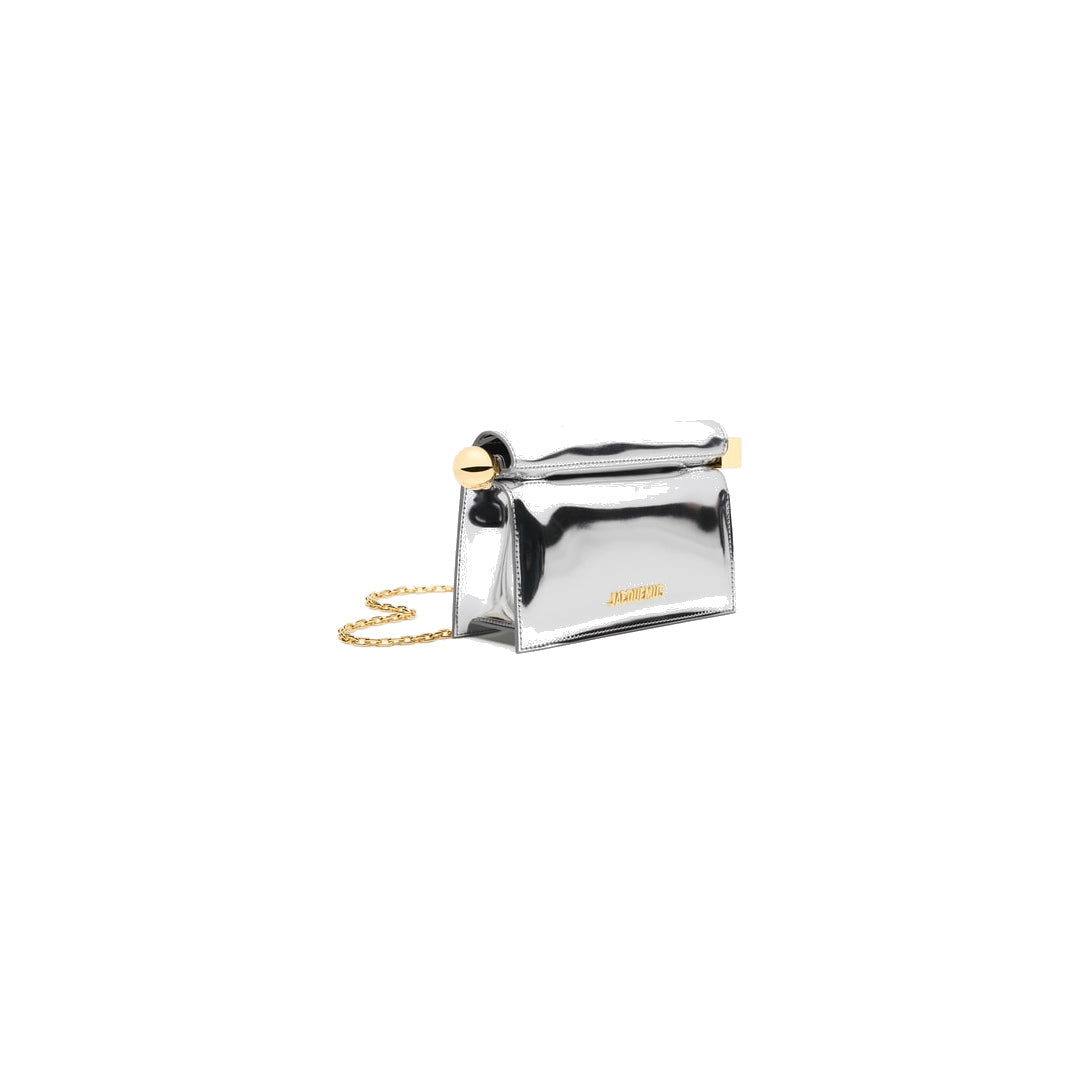 jacquemus The small Rond Carré clutch Silver