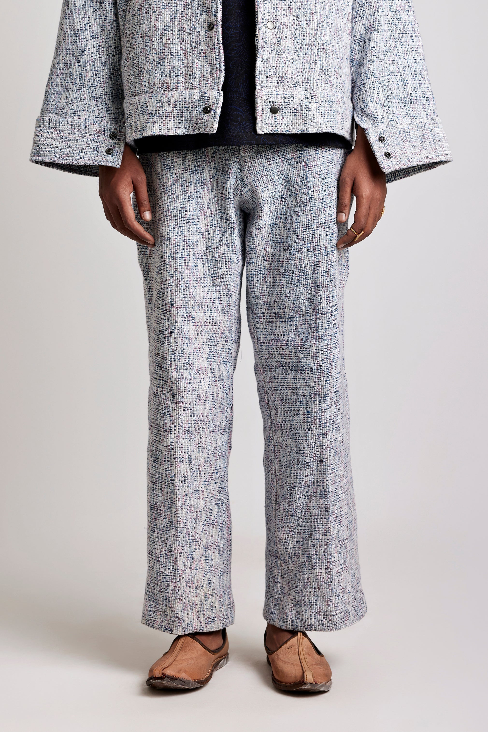 Upcycled Indigo Hand-woven - Pant