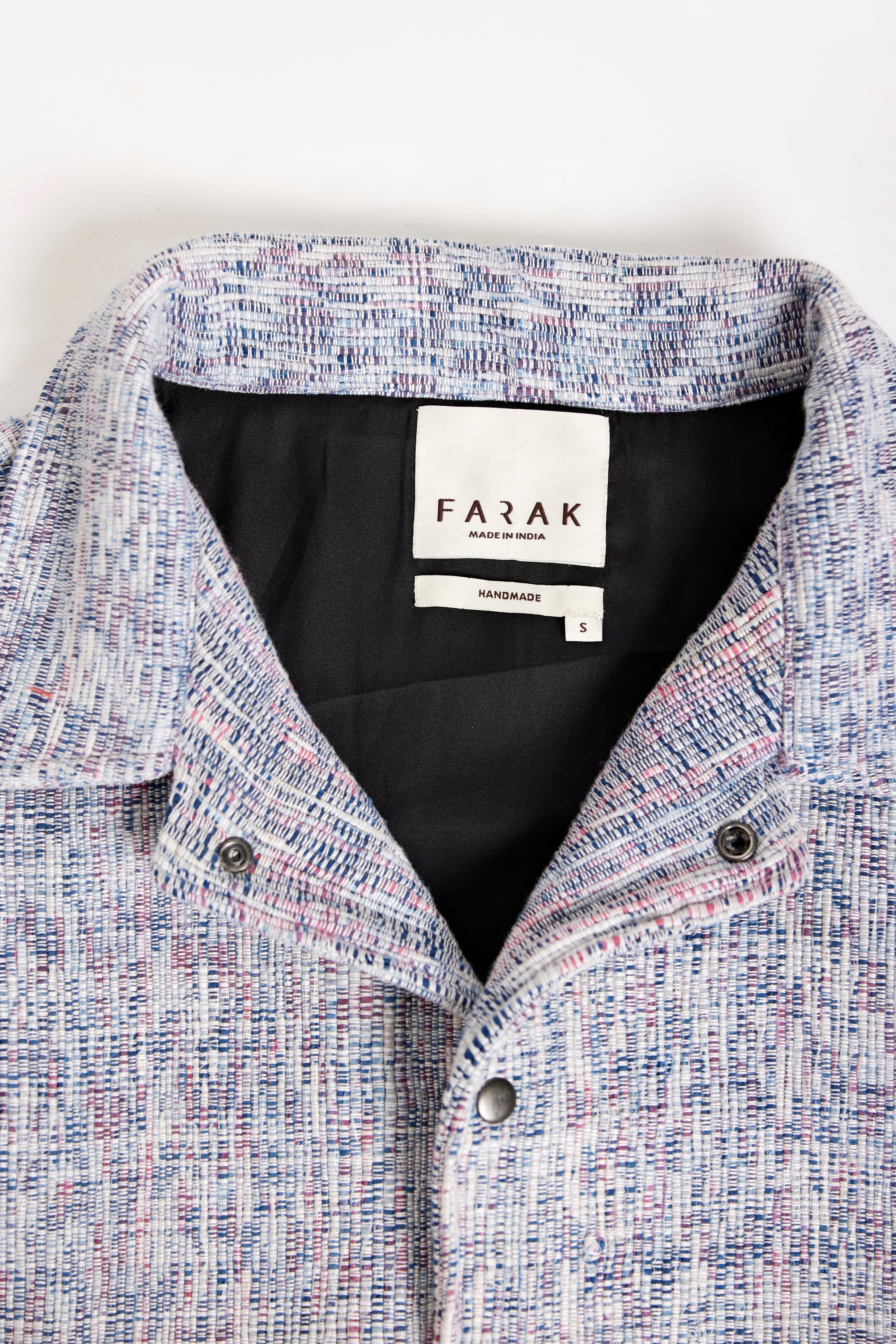 Upcycled Indigo Hand-woven - Jacket