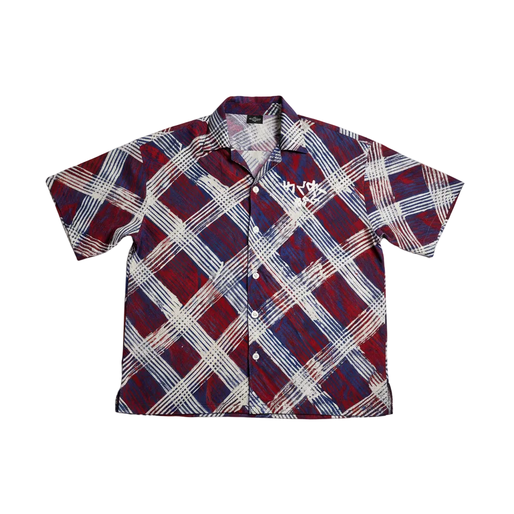 The Criss-cross Bagru - Shirt