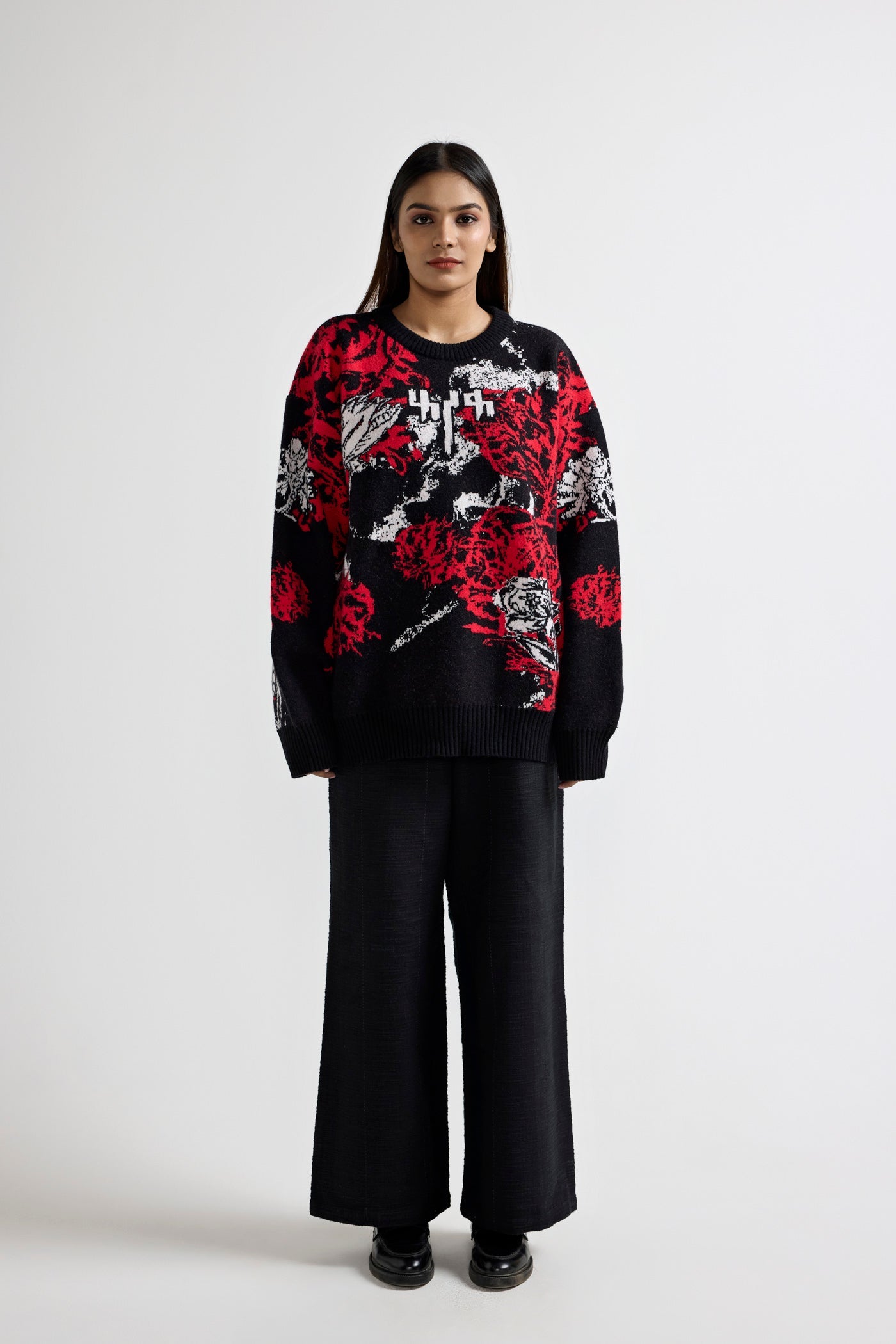 "Hallucination" Knitted Sweatshirt