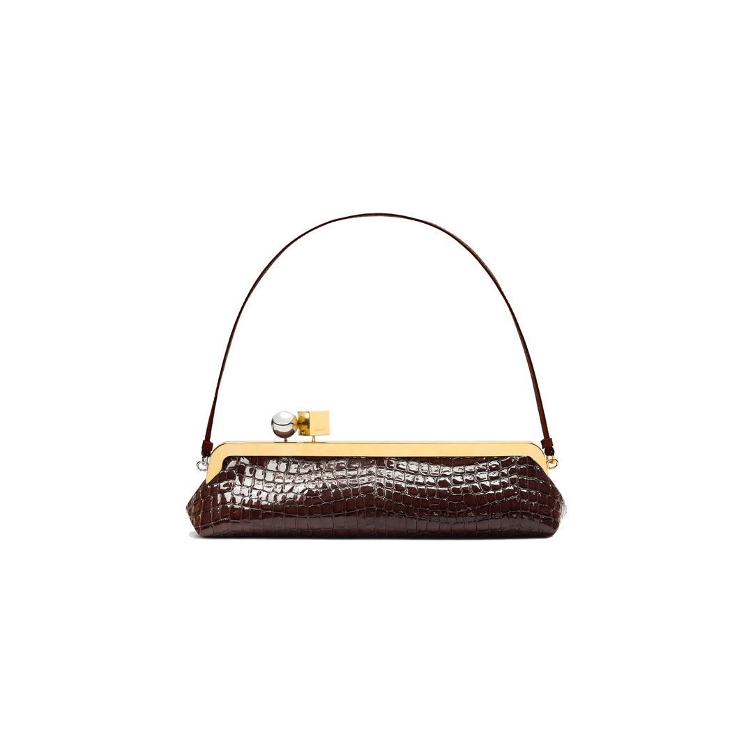 jacquemus The Salon clutch Brown