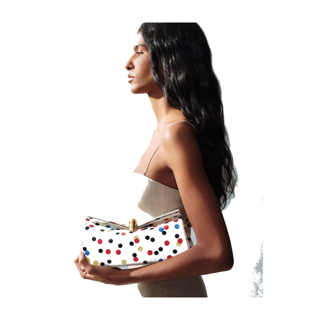 jacquemus The Valérie clutch Print Confettis