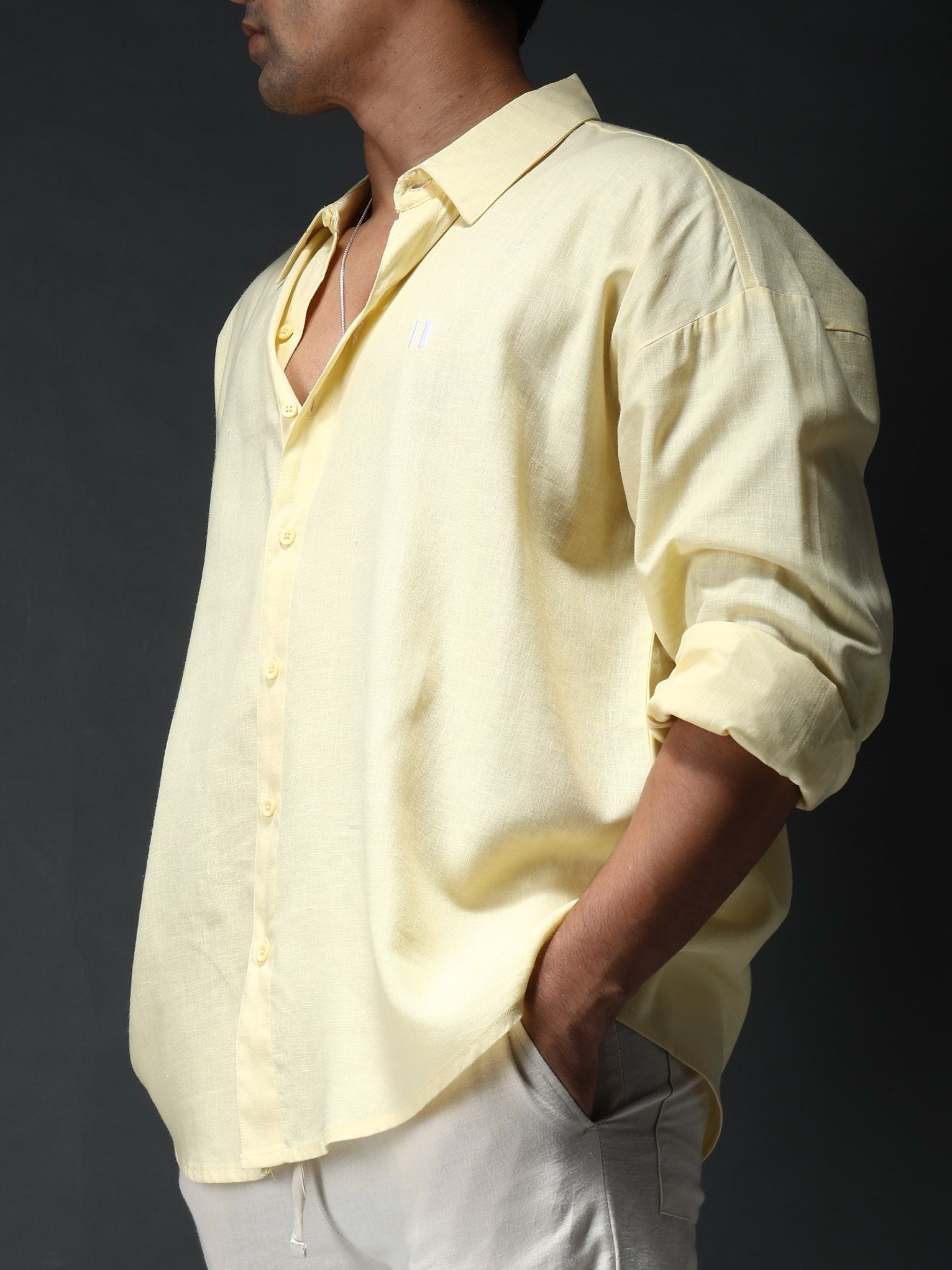 Linen Shirt Yellow