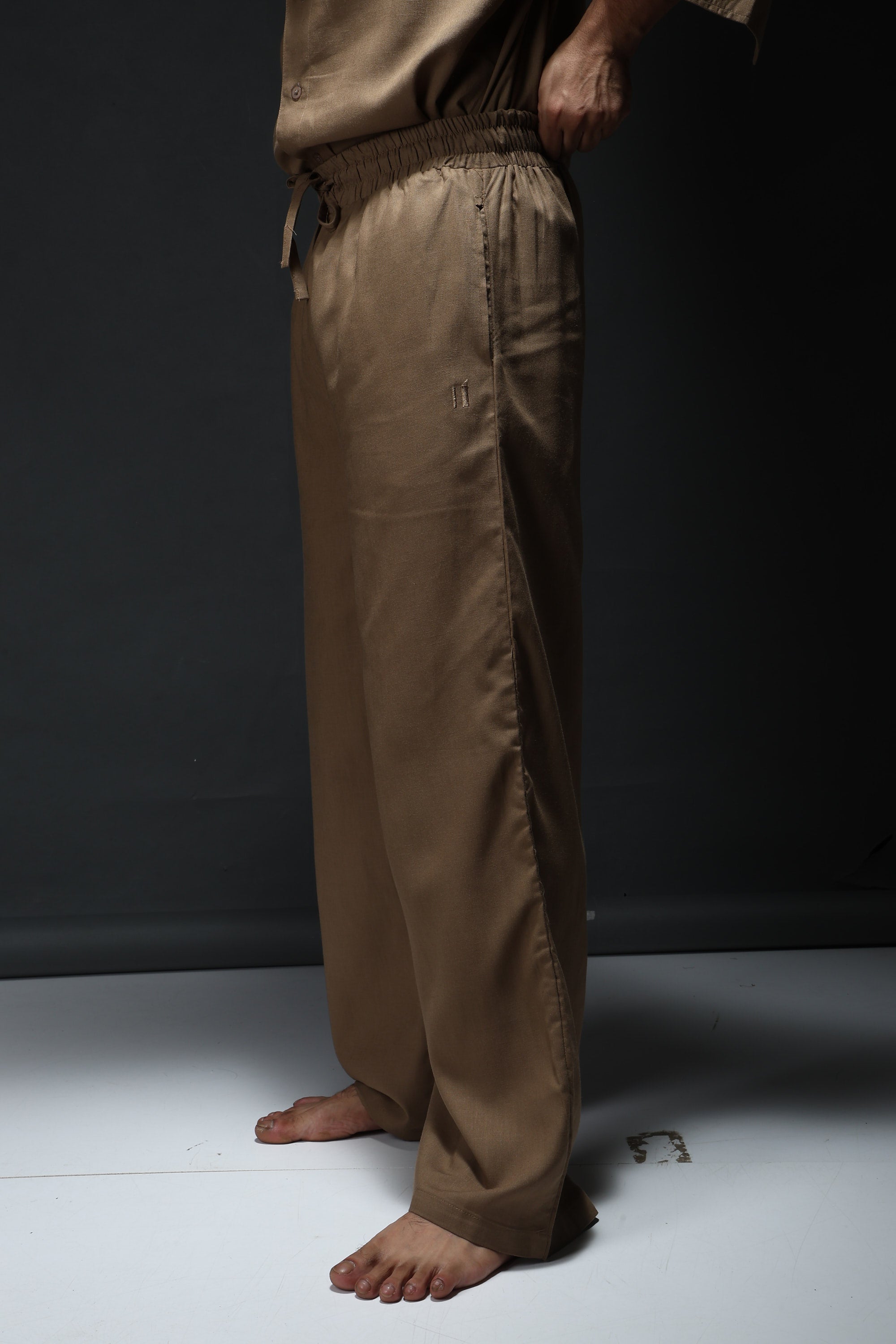 Mocha Brew Linen Pants