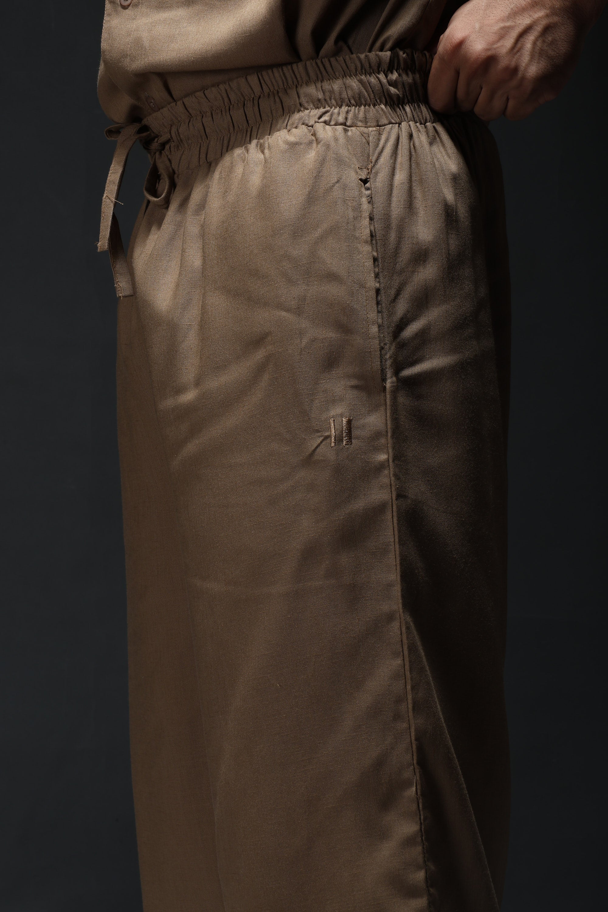 Mocha Brew Linen Co-Ord Set