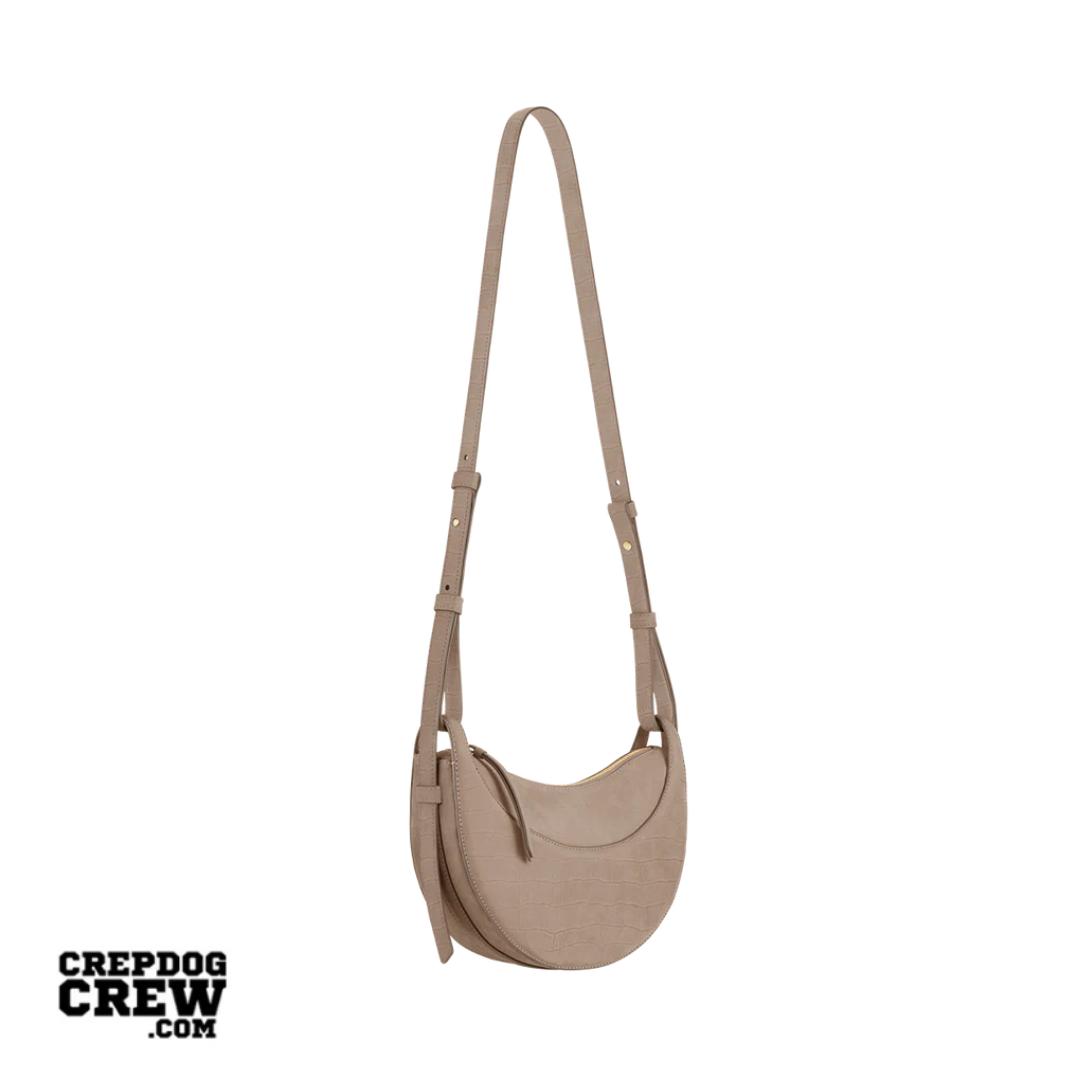 polene Numéro Dix Edition Crocodile Nubuck Taupe